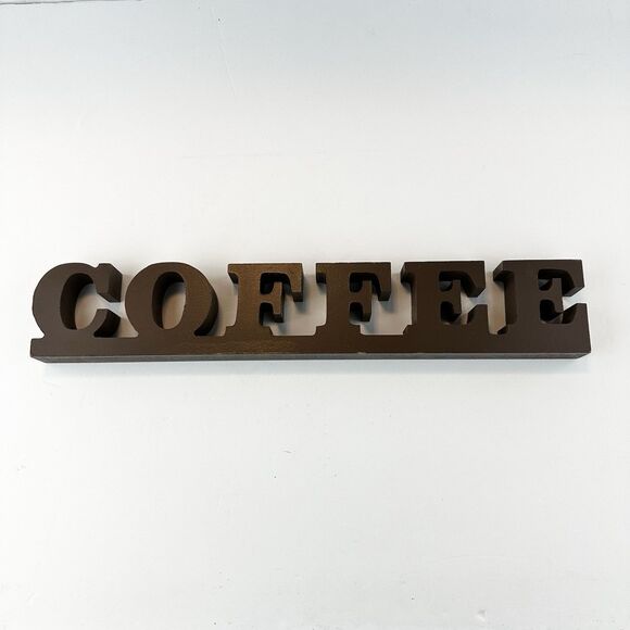 Brown Wood Coffee Bar Kitchen Decor Sign - Picture 2 of 10